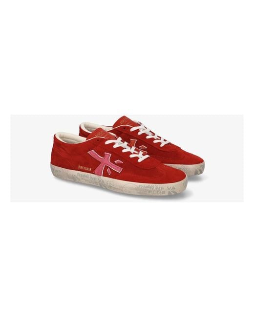 Premiata Red Sneakers