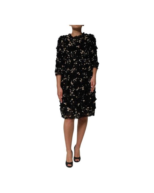 Dolce & Gabbana Black Short Dresses