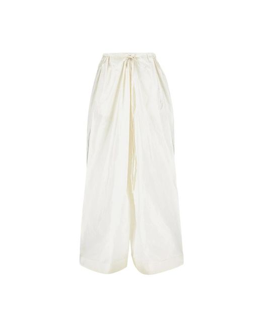 Daniela Gregis Broeken ,Wit ,Wijde Broek in het White