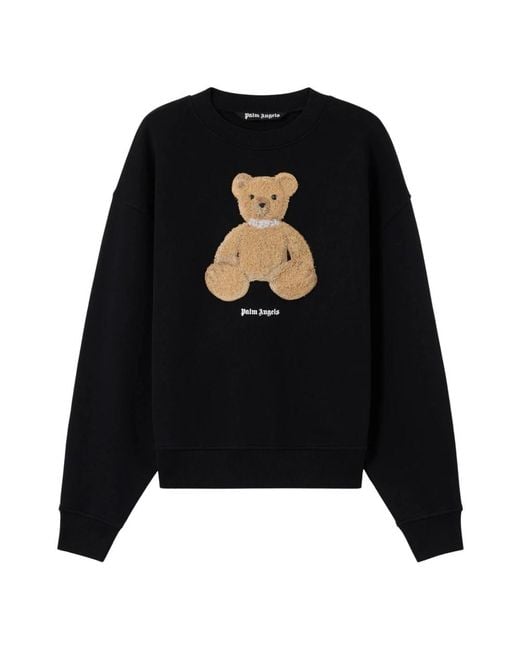 Palm Angels Bear Sweatshirt in het Black voor heren