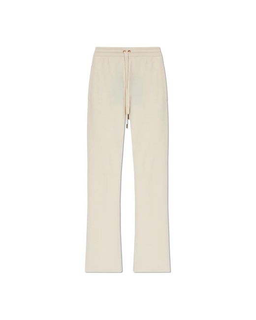 Versace Broeken ,Wol Wollen Broek in het Natural