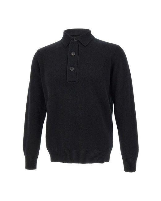 FILIPPO DE LAURENTIIS Blue Round-Neck Knitwear for men