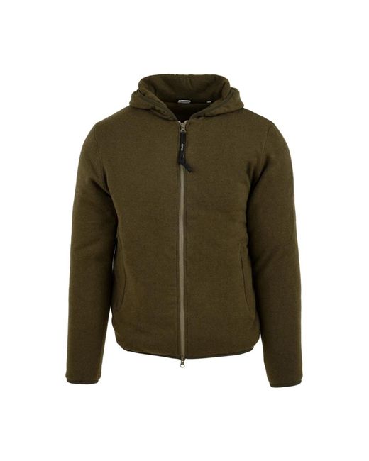 Aspesi Hoodies & Sweatvesten ,Groen ,Militaire Stijl Jassen in het Green voor heren