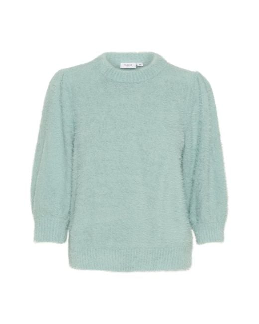 Saint Tropez Green Round-Neck Knitwear