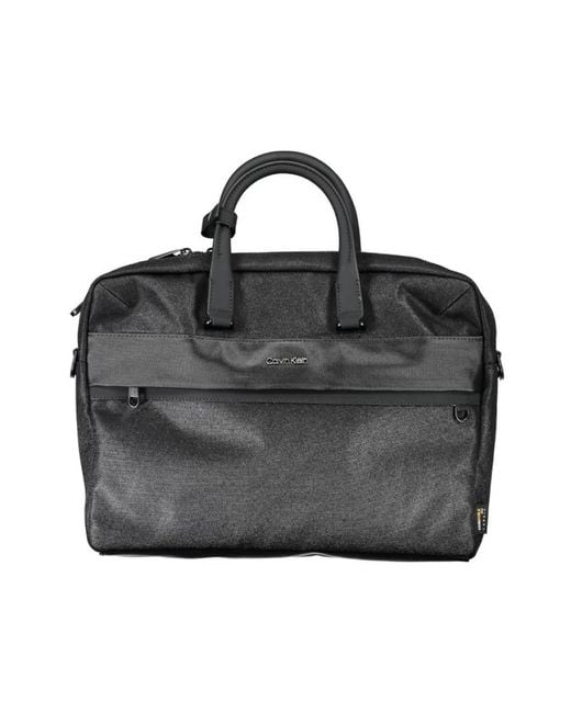 Calvin Klein Laptoptas in het Black voor heren