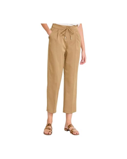 Lola Casademunt Natural Cropped Trousers