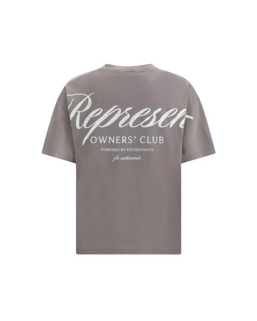 Represent Gray T-Shirts for men