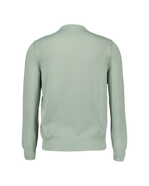 Gran Sasso Green Round-Neck Knitwear for men