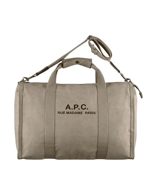 A.P.C. Metallic Weekend Bags for men