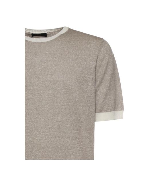 Fay Gray Round-Neck Knitwear for men