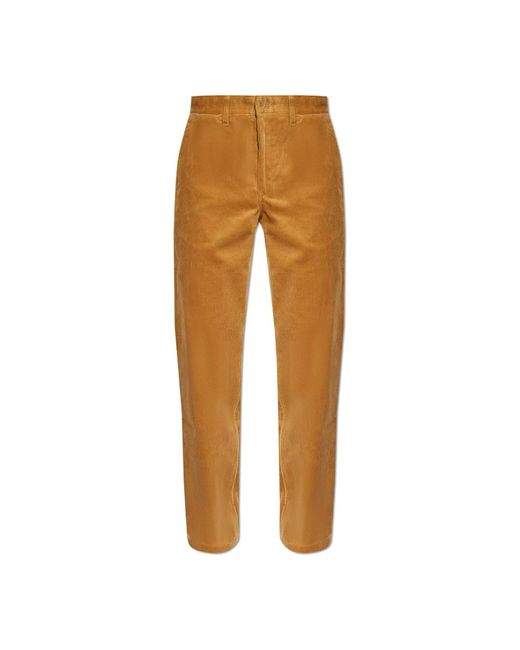Norse Projects Ribfluwelen Broek Aros in het Brown voor heren