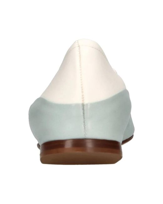 LORENA PAGGI White Ballerina Shoes