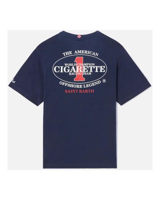 Mc2 Saint Barth Blue T-Shirts for men