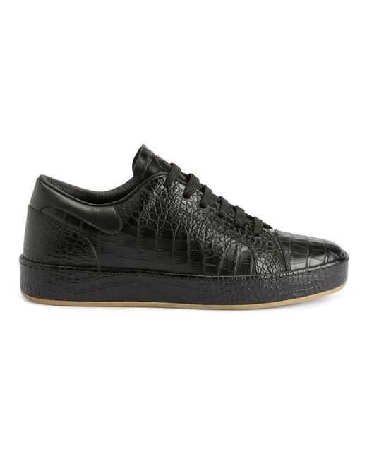 Giuseppe Zanotti Black Sneakers for men