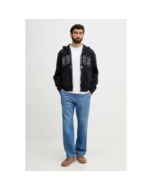 Zip-Throughs di Guess in Black da Uomo