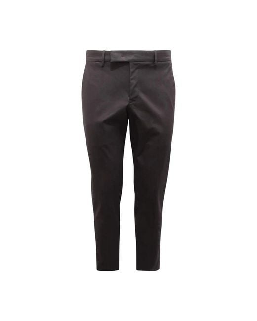 PT01 Gray Slim-Fit Trousers for men