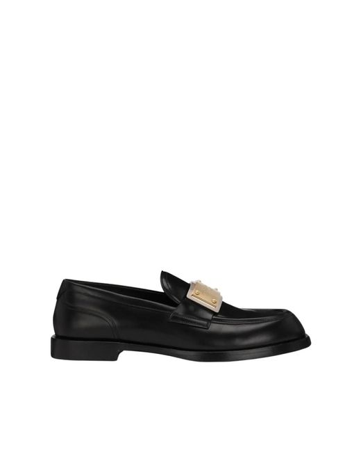 Loafers di Dolce & Gabbana in Black da Uomo