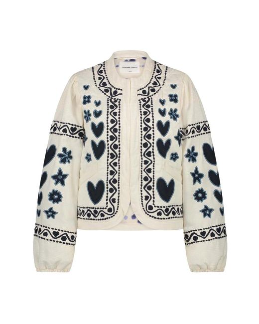 FABIENNE CHAPOT Simon Padded Jacket in het Natural