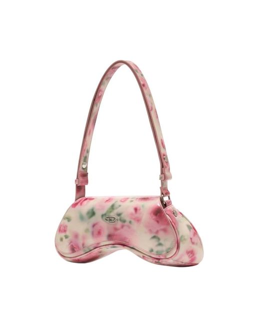 DIESEL Pink Shoulder Bags