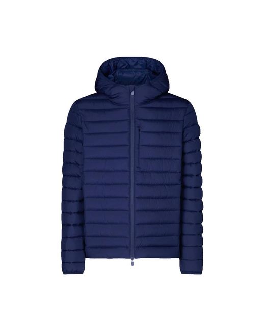 Save The Duck Jassen ,Blauw ,Polyester Lichtgewicht Puffer Jacket in het Blue voor heren