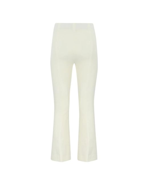 Liviana Conti White Cropped trousers