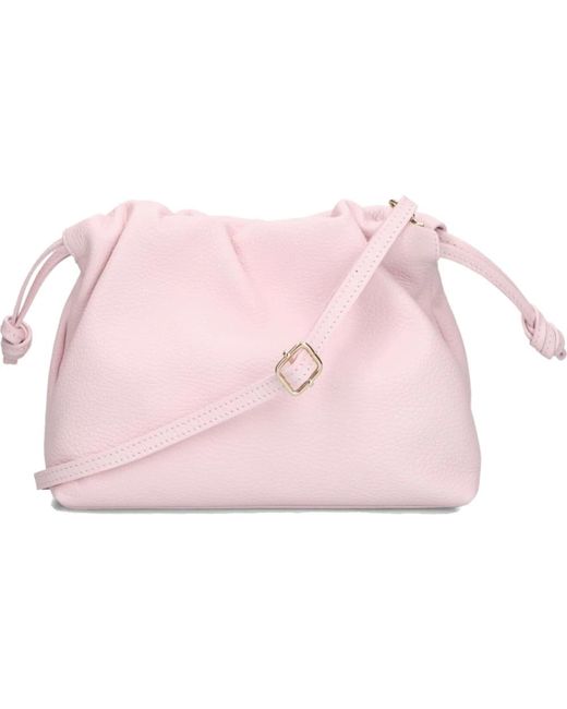Notre-v Pink Rosa Canvas Schultertasche Arela