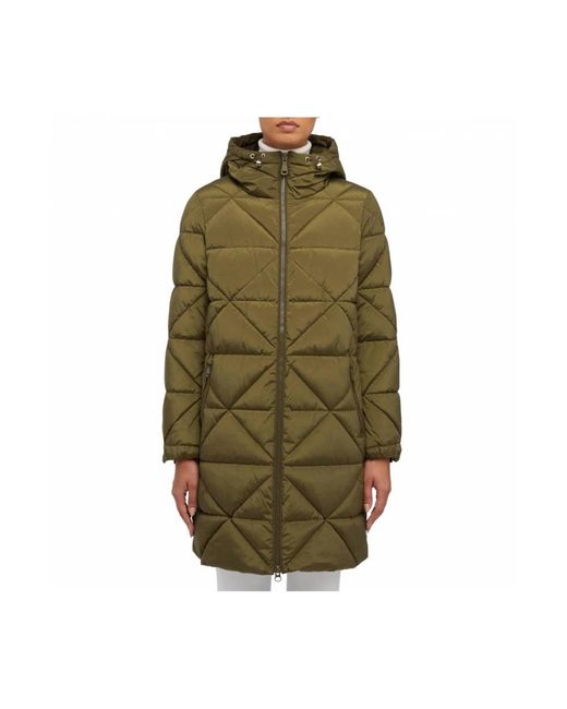 Down Coats Geox en coloris Green