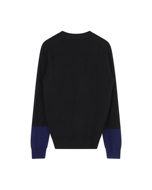Comme des Garçons Truien & Vesten ,Zwart ,Wol V-Hals Vest in het Black voor heren