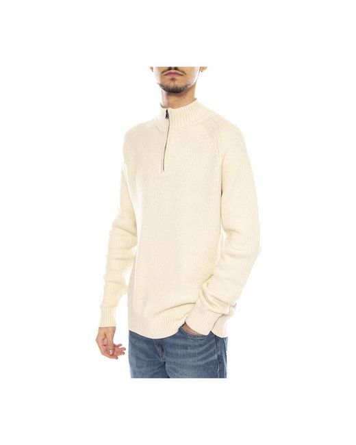 Timberland Half-Zip-Pullover in White für Herren