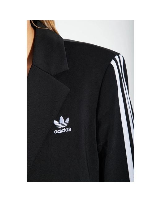 Adidas Originals Black Einreihiger blazer