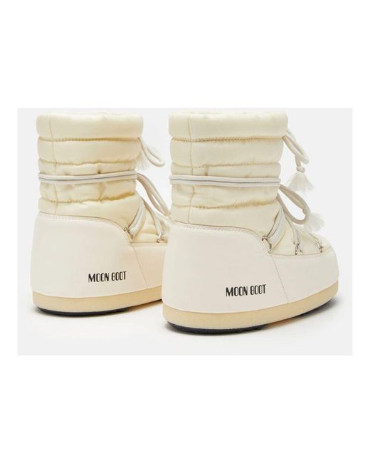 Moon Boot White Winter Boots