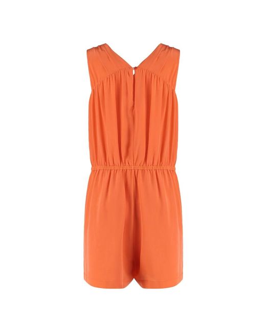 Equipment Orange Playsuits