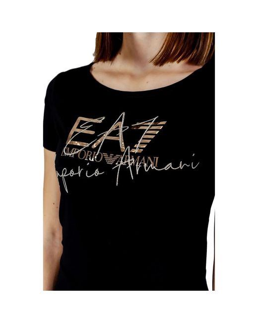 EA7 Black T-Shirts