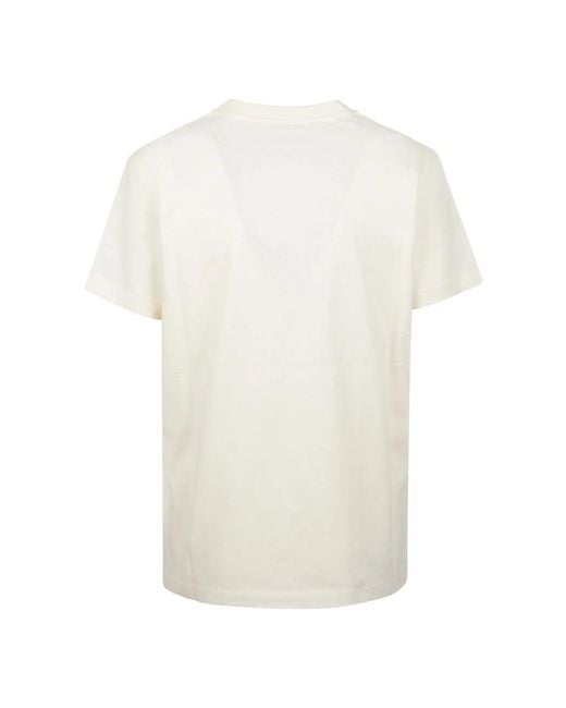 Moncler White T-Shirts
