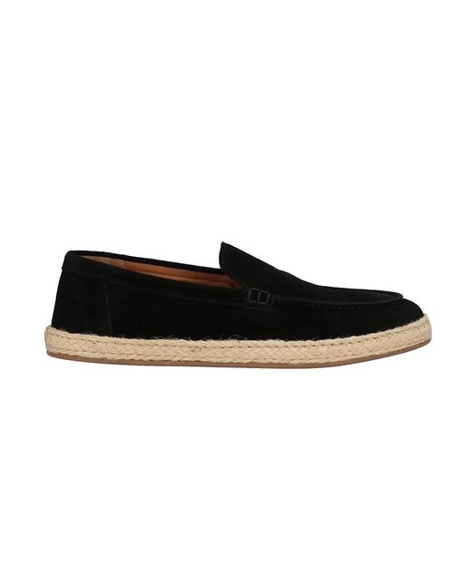 Doucal's Wildleder Espadrilles mit gewebter Sohle für Herren in Black für Herren
