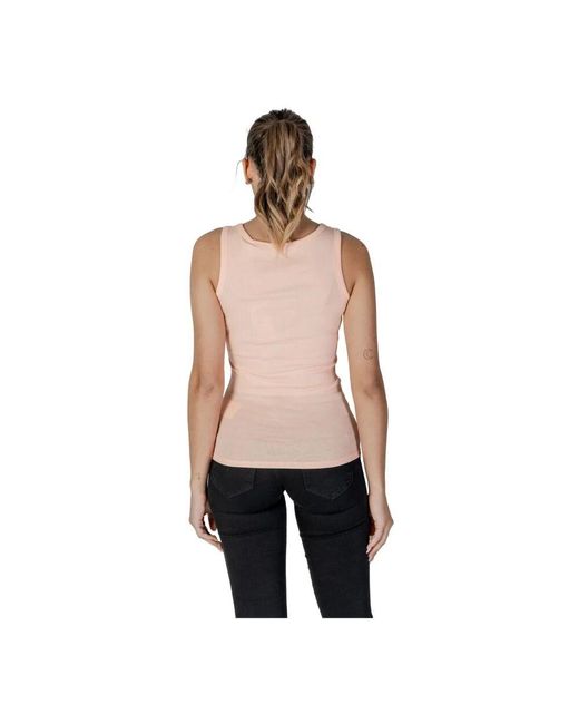 Sleeveless Tops Guess de color Natural