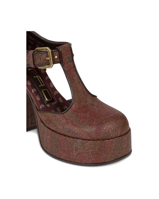 Pumps di Etro in Brown