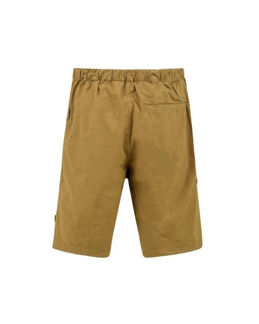 Aspesi Leinen bermuda shorts mit taschen in Green für Herren
