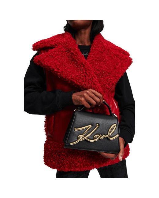 Karl Lagerfeld Black Handbags