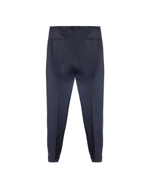 BRIGLIA Blue Suit Trousers for men
