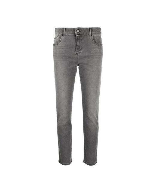 Emporio Armani Gray Slim-Fit Jeans