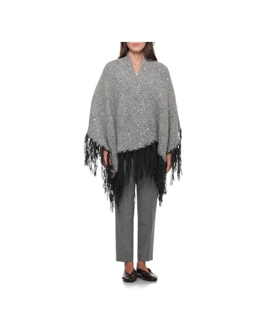Peserico Gray Ponchos