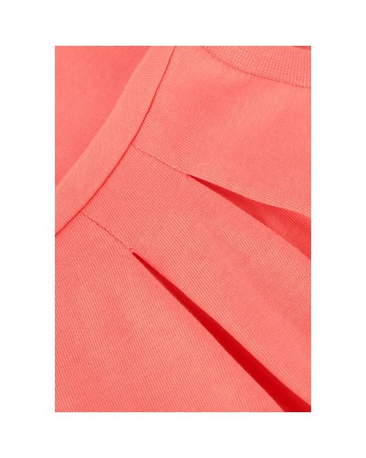 Minus Tops ,Rood ,Koraal Sevira T-Shirt in het Red