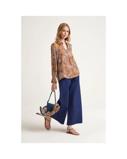 Blouses Maliparmi de color Brown