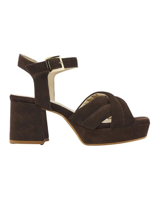 High Heel Sandals Via Vai en coloris Brown
