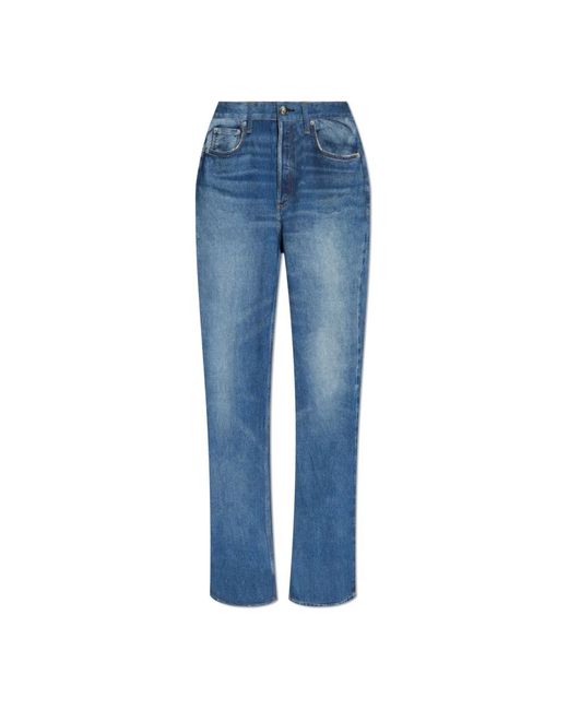Rag & Bone Straight Jeans in het Blue
