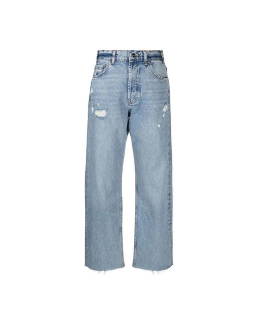 Anine Bing Blue Straight Jeans