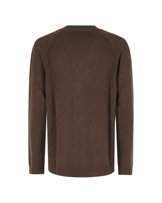 Seventy Brown V-Ausschnitt Strickjacke