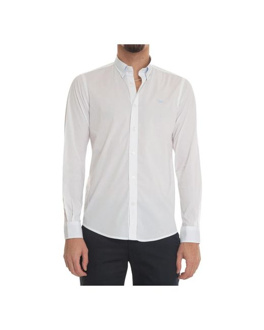 Harmont & Blaine White Formal Shirts for men