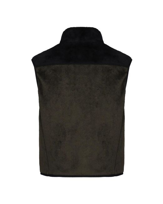 Moncler Black Vests for men